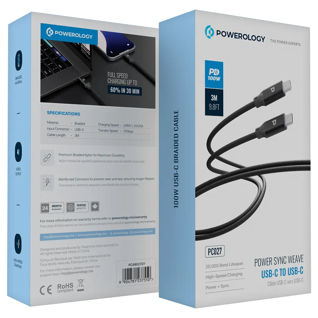 Power Sync Weave 100W Cable - 1