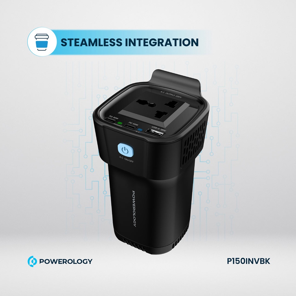 150W Inverter AC Car Charger - 5