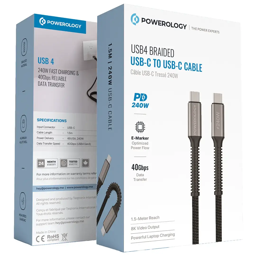 USB4 Thunderbolt 240W Cable - 2