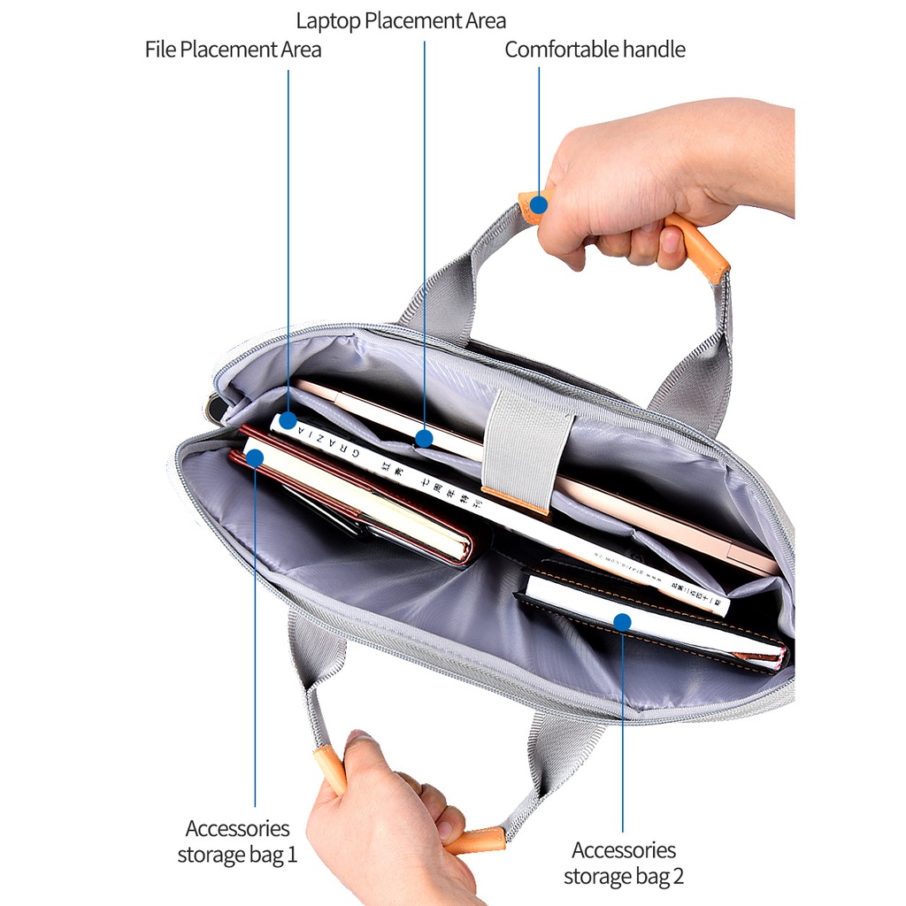 PIONEER HANDLE BAG 15.6 BLACK