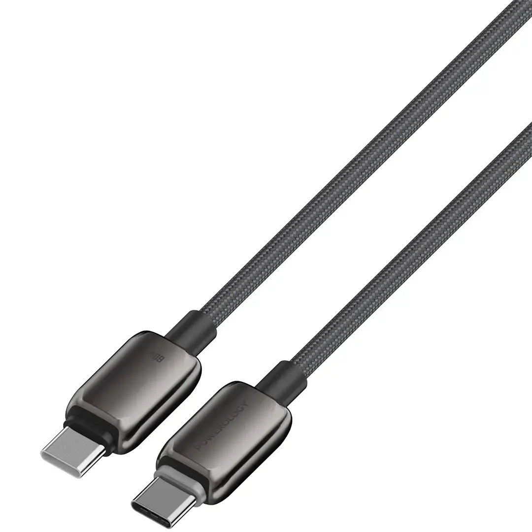 60W USB-C to USB-C Braided Cable - 1