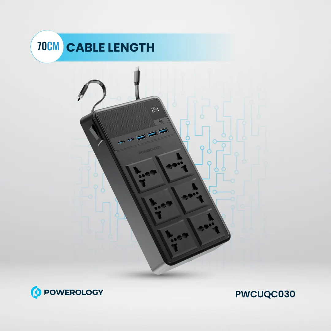 PD75W GaN Desktop Power Strip - 3