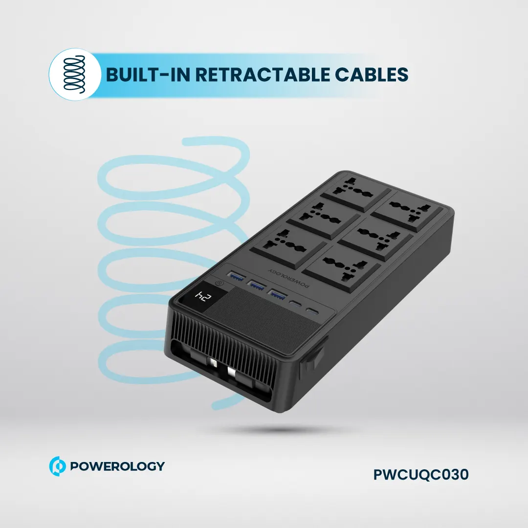 PD75W GaN Desktop Power Strip - 4