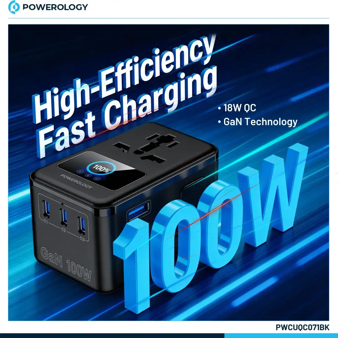 PD75W x3 USB-C GaN Travel Adapter - 5