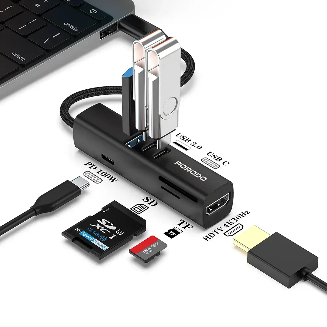 7-in-1 Multiport USB Hub PD100W - 3