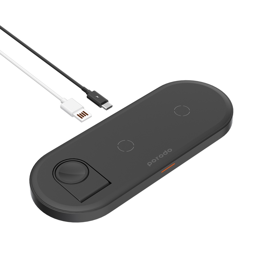 Wireless Charging Station with Watch Charger - 1
