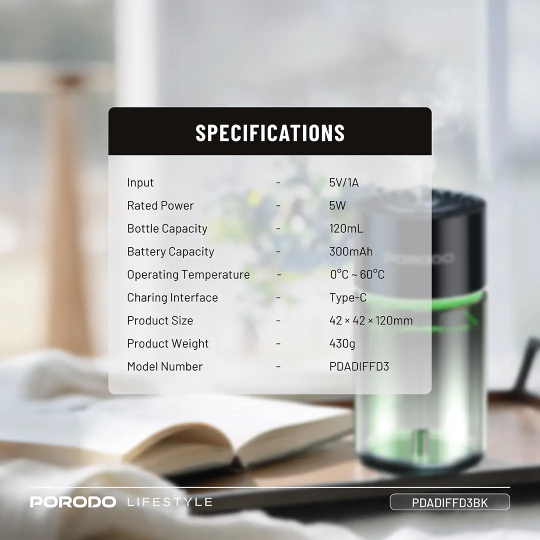 Lifestyle Aroma Diffuser Black - 1