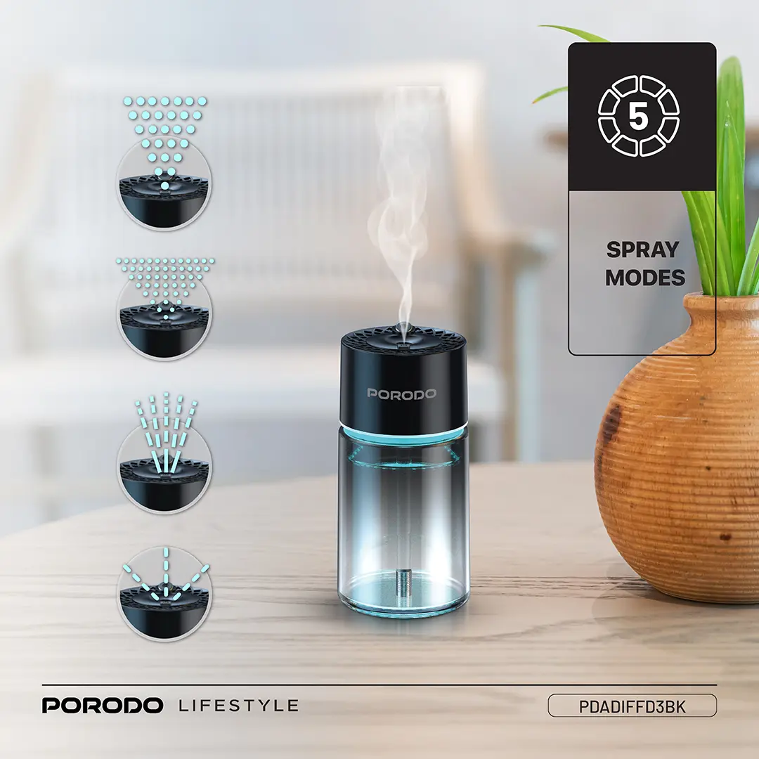 Lifestyle Aroma Diffuser Black - 4