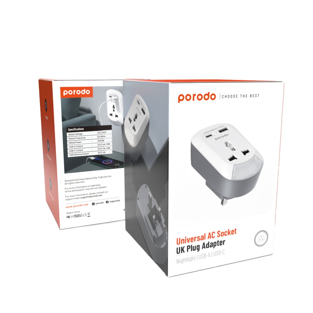 PD20W QC Socket Tower 3M - 3