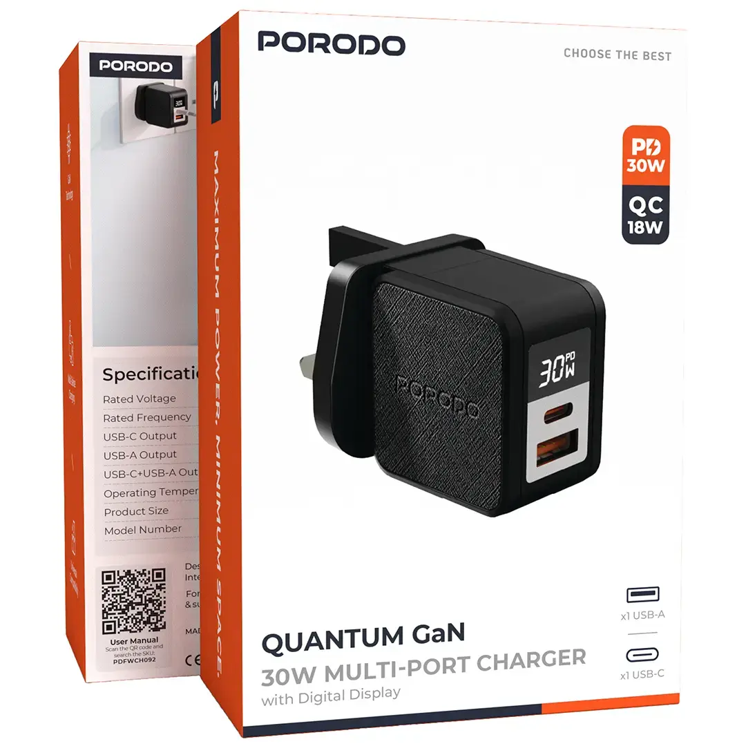 Quantum GaN Charger Digital Display - 2