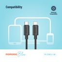 Type-C to Lightning PVC Cable 3m - 2