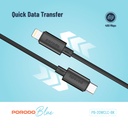 Type-C to Lightning PVC Cable 3m - 4