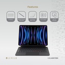 AeroBoard Pro Saffiano Leather Wireless Keyboard iPad Pro 11 - 3