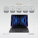 AeroBoard Pro Saffiano Leather Wireless Keyboard iPad Pro 11 - 4