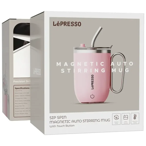 LePresso Sip Spin Auto Stirring Mug - 1