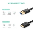 UGREEN 10841 USB 3.0 A Male to Micro USB 3.0 Male Cable 1m Black