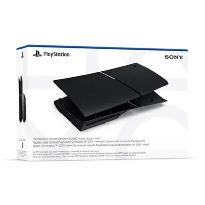 PS5 Slim Console Cover Midnight Black - 2