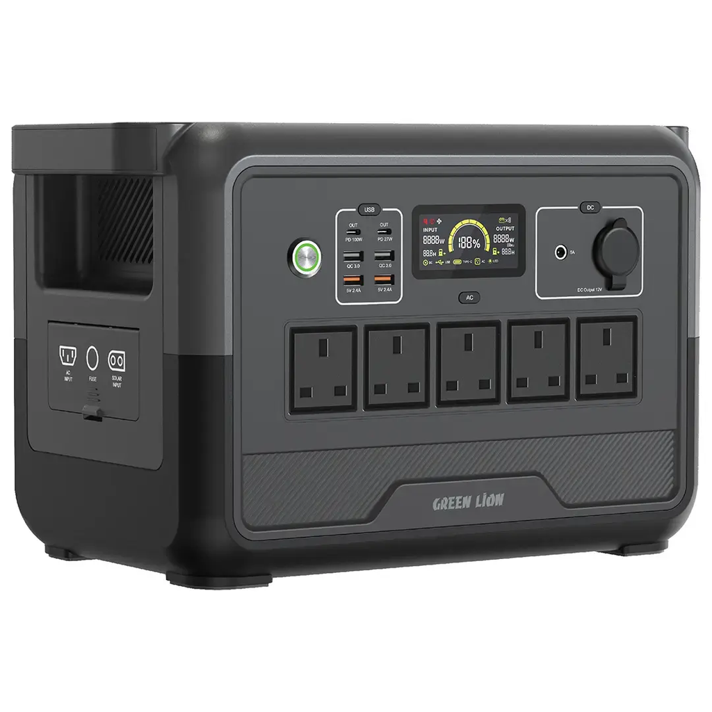 Green Lion PGX1200 Power Station - angle 2