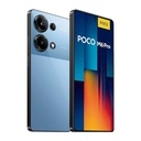 Xiaomi Poco M6 Pro 4G LTE GSM (256GB + 8GB) 64MP Triple Camera 6.67  Octa Core (Tmobile Mint Tello Global) Unlocked (Blue Global ROM)
