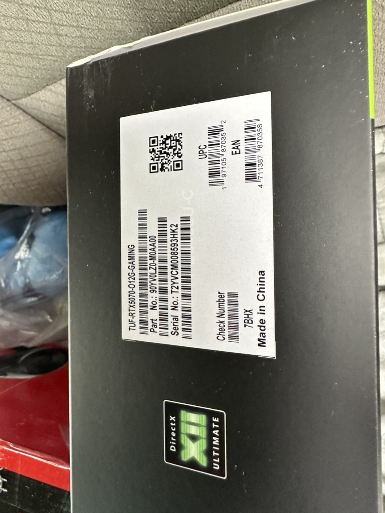 ASUS RTX 5070 12GB OC