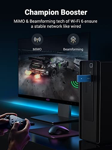 UGREEN 90340 AX1800 Dual-Band Wireless Adapter Wi-Fi 6
