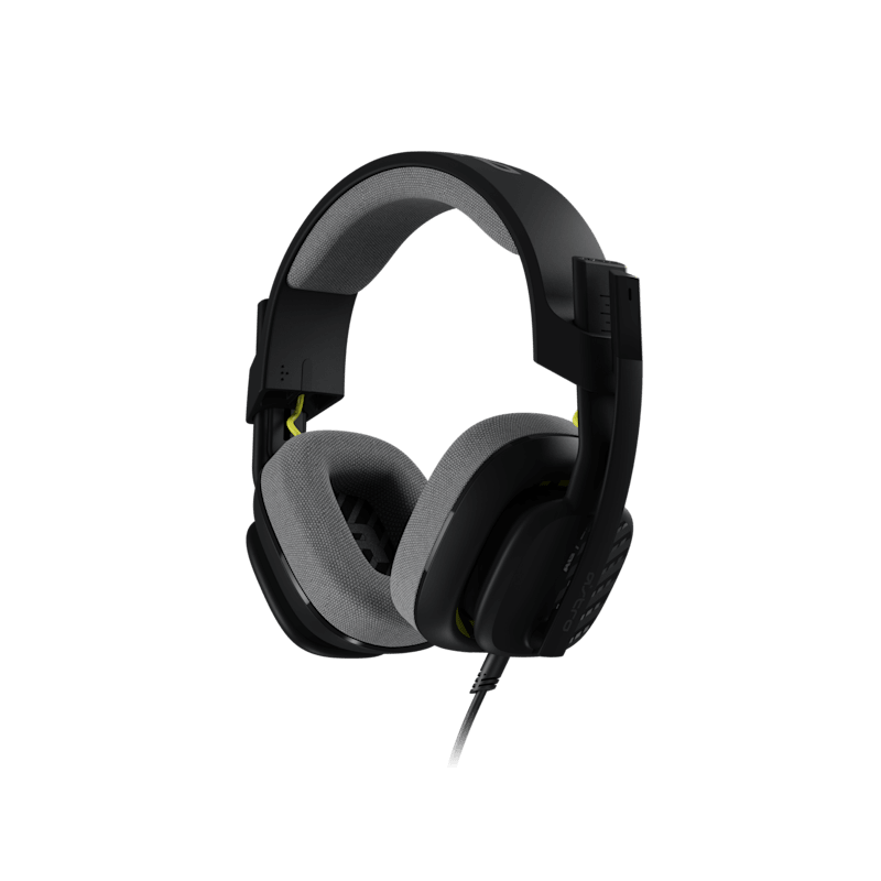 Logitech G Astro A10 Gen 2 Wired Gaming Headset - Black - Angle
