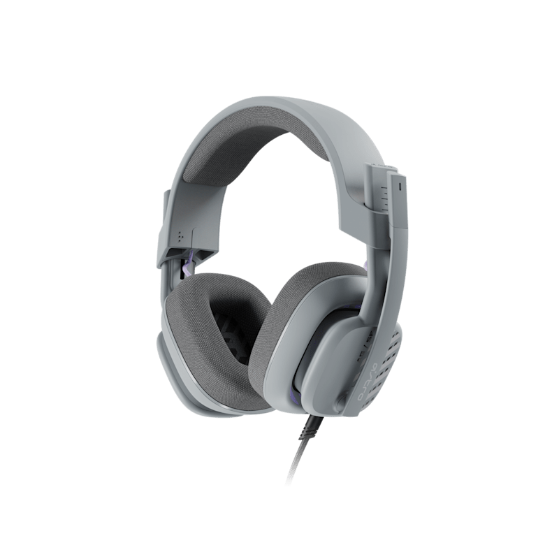 Logitech G Astro A10 Gen 2 Wired Gaming Headset - Grey - Angle