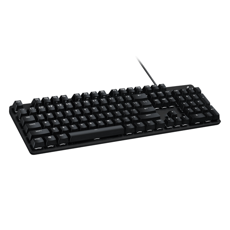 Logitech G413 SE Mechanical Gaming Keyboard - Black, Tactile Switch - Angle