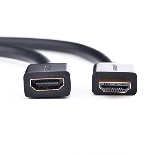 UGREEN 10141 HDMI Male to Female Cable 1m BlacK