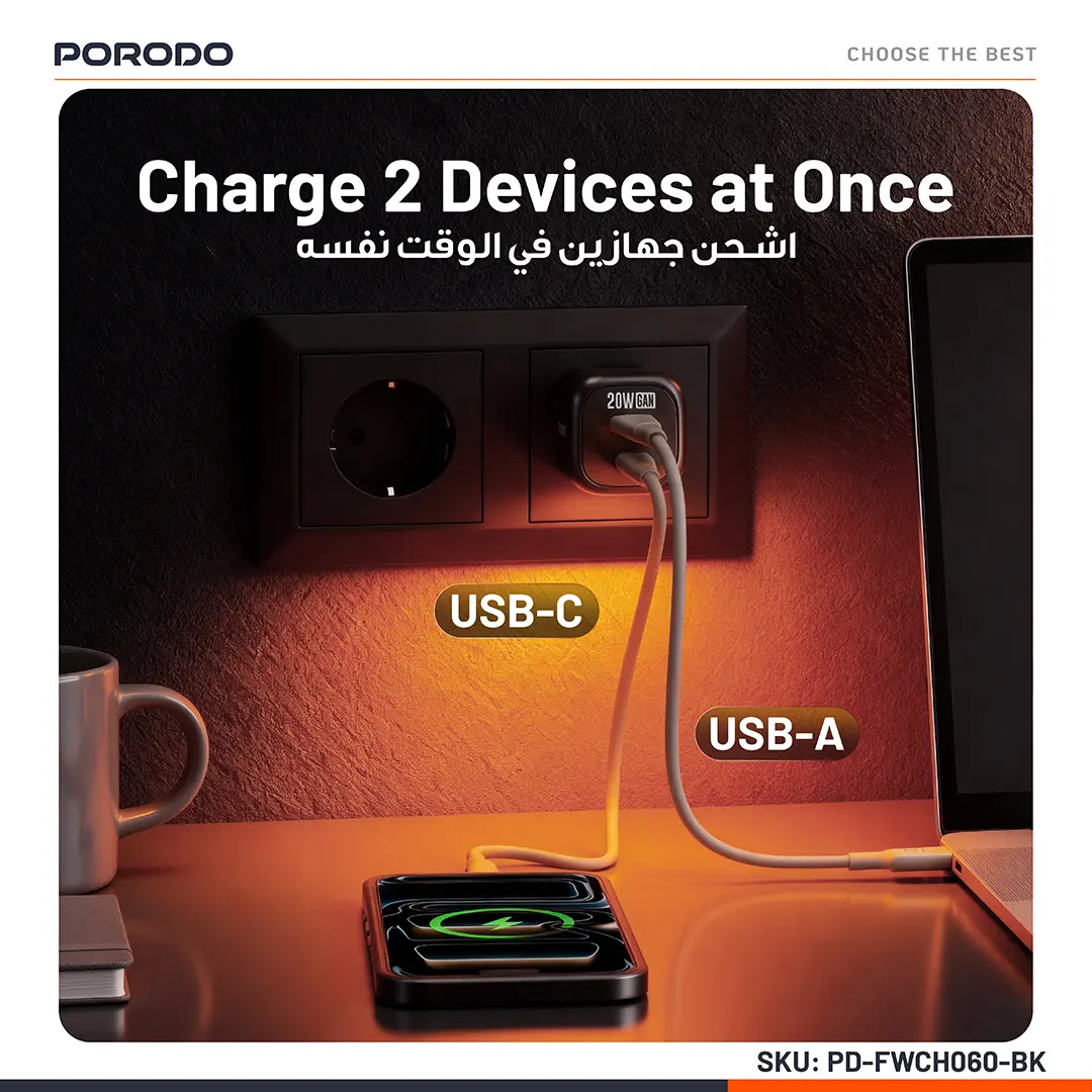 Porodo GaN Wall Charger - 3