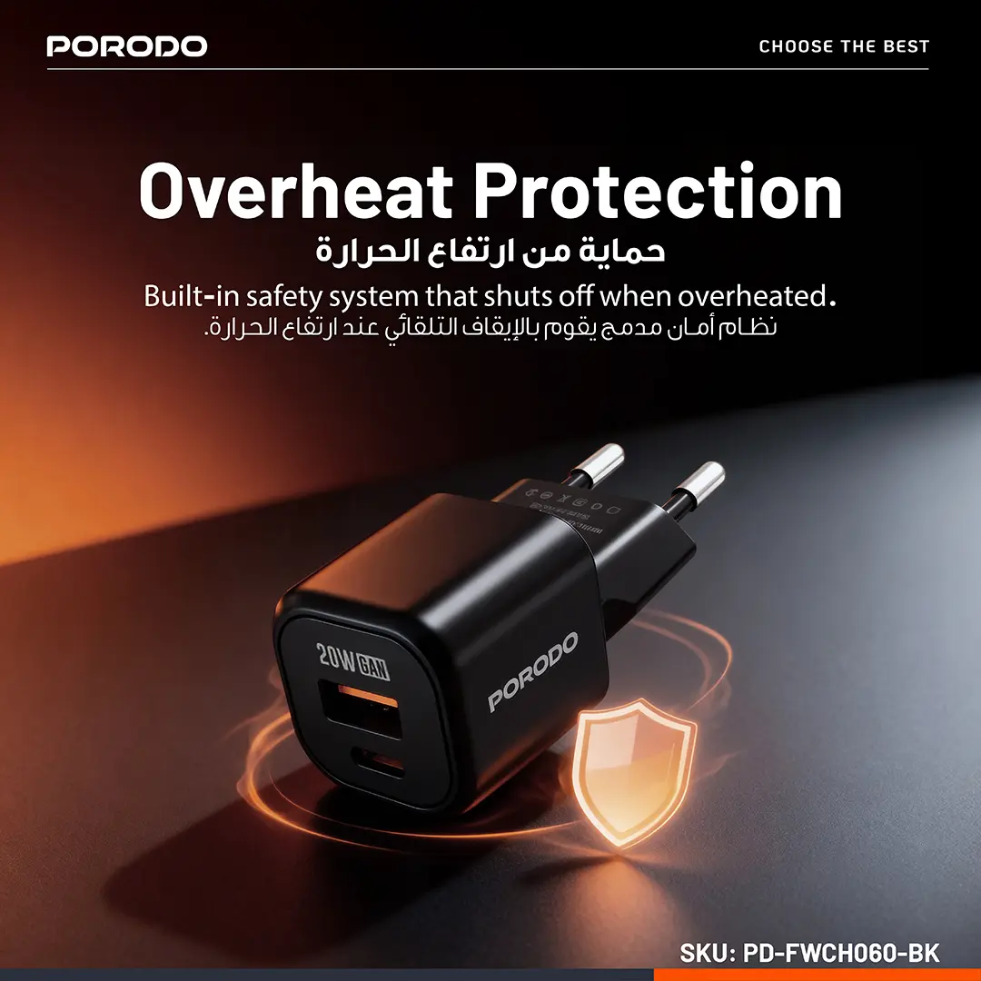 Porodo GaN Wall Charger - 5
