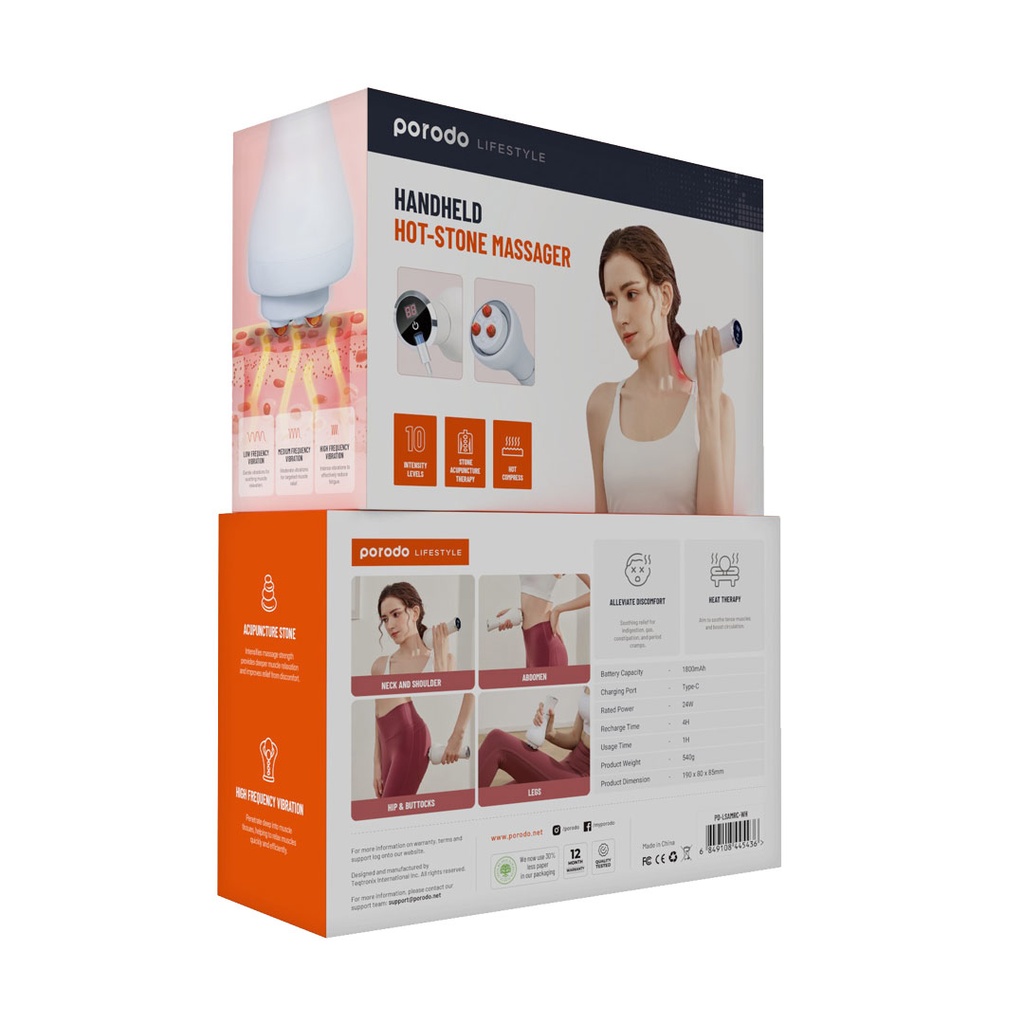 Porodo Hot Stone Massager - 3