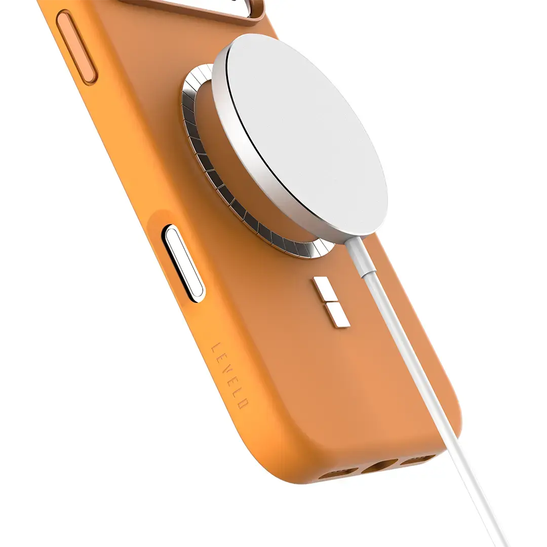 Levelo Iris MagSafe Liquid Silicone Orange - 2