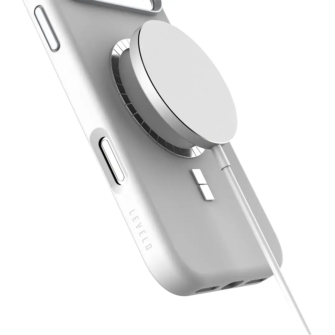 Levelo Iris MagSafe Liquid Silicone Silver - 2