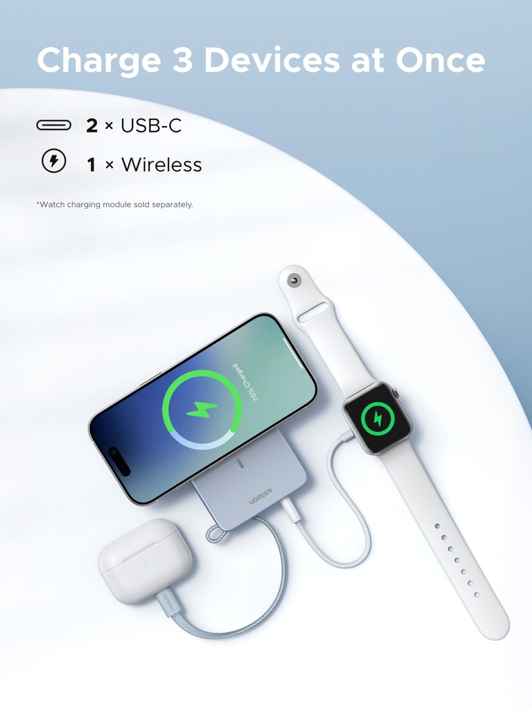 UGREEN MagFlow Magnetic Power Bank - 6