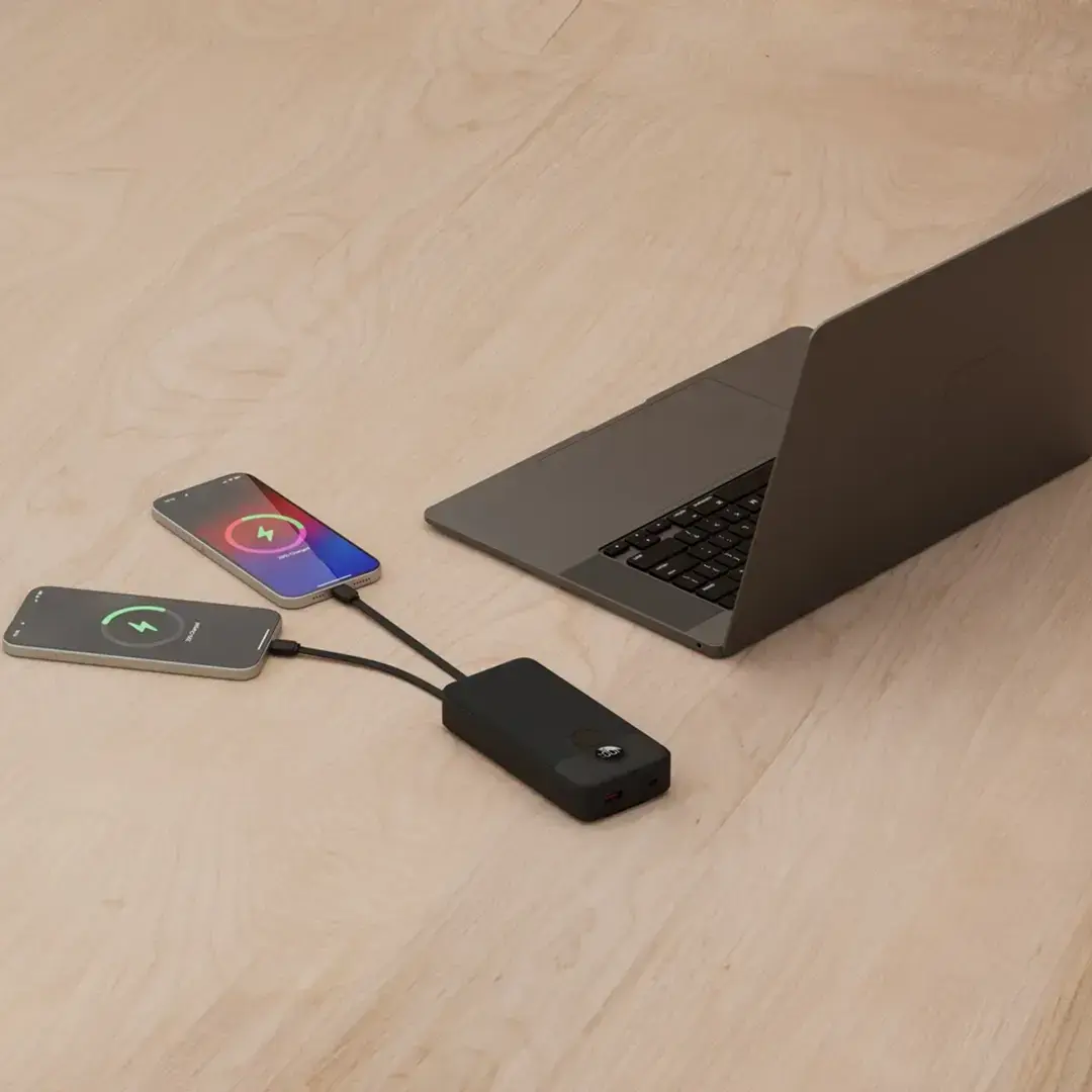 Porodo 20000mAh Powerbank Integrated Cable - 2