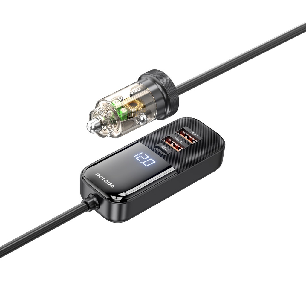 Porodo 120W Car Charger - 1