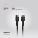 Porodo Aluminum Braided Cable - 1