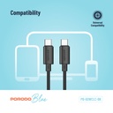 Porodo Blue 60W PD Type-C Cable - 3