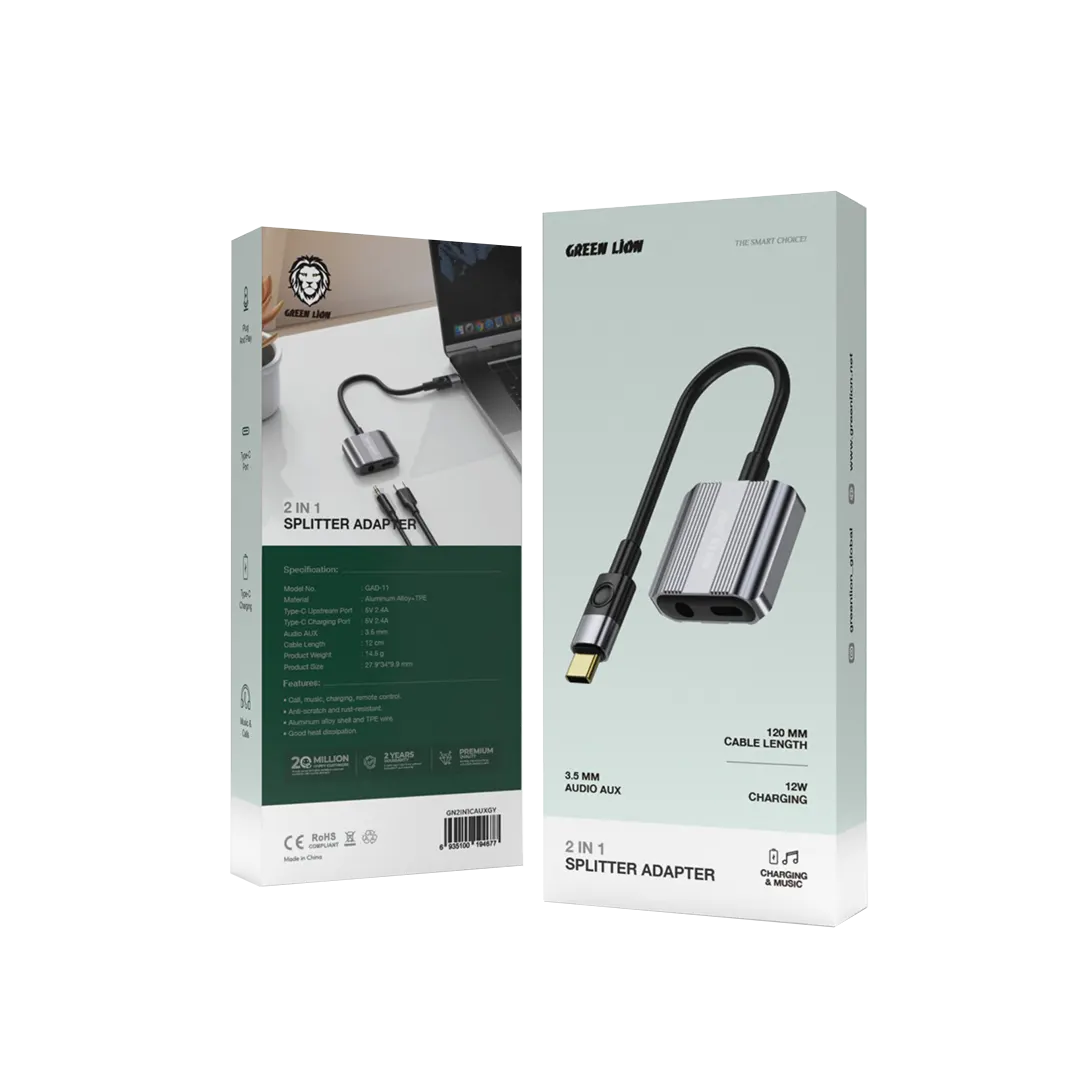 Green Lion 2in1 Splitter Adapter - 1
