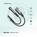 Green Lion Earphone Charging Adapter - 5