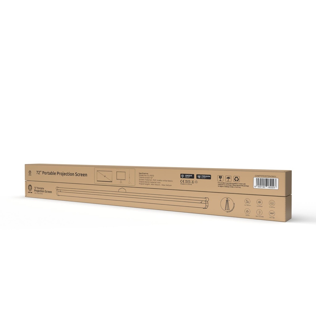 Green Lion Portable Projection Screen - 1