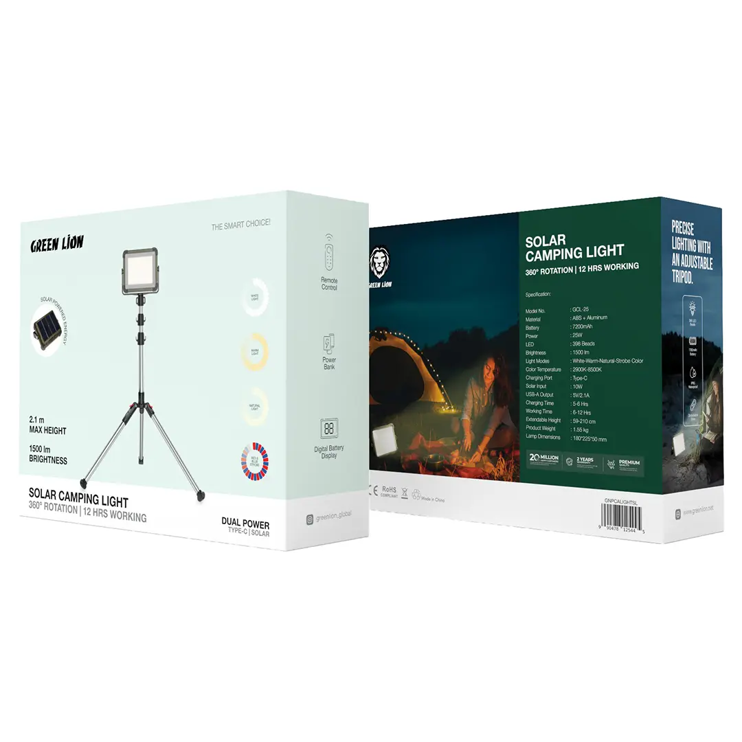 Green Lion Solar Camping Light - 1