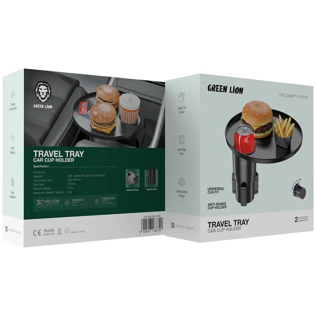 Green Lion Travel Tray Car Cup Holder - 1
