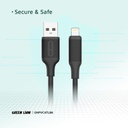 Green Lion USB-A to Lightning PVC Cable 1M - 2
