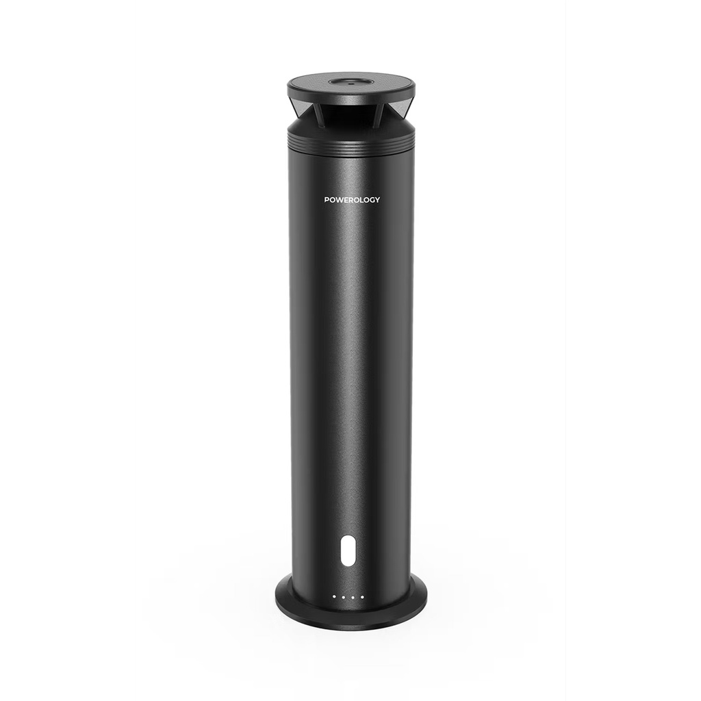 Powerology 10W WiFi Rechargeable Waterless Scent Diffuser 120ml - Black