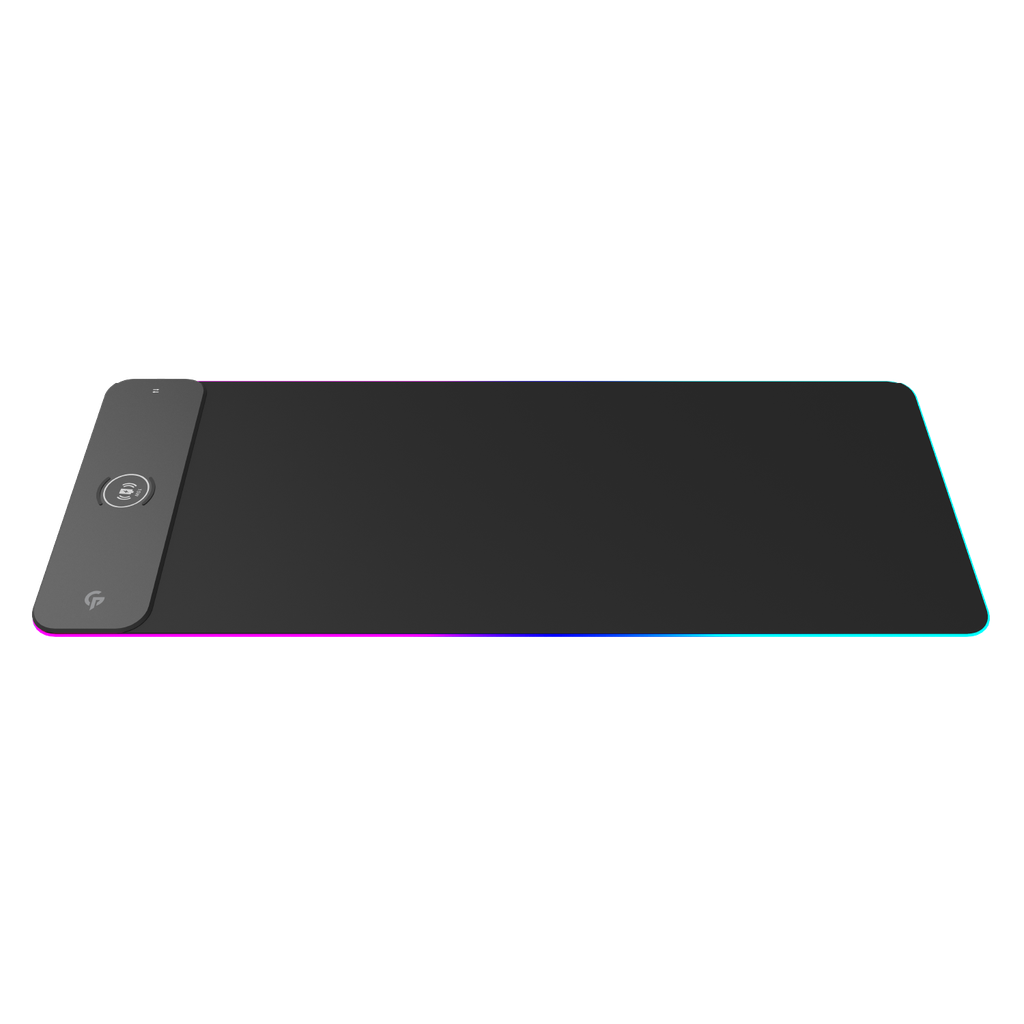 Porodo Gaming RGB Mouse Pad with 15W Wireless Charger - Black