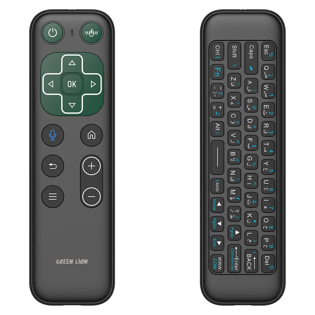 [GN4INWRMTBK] Green Lion 4 in 1 Wireless Remote With Keyboard - Black