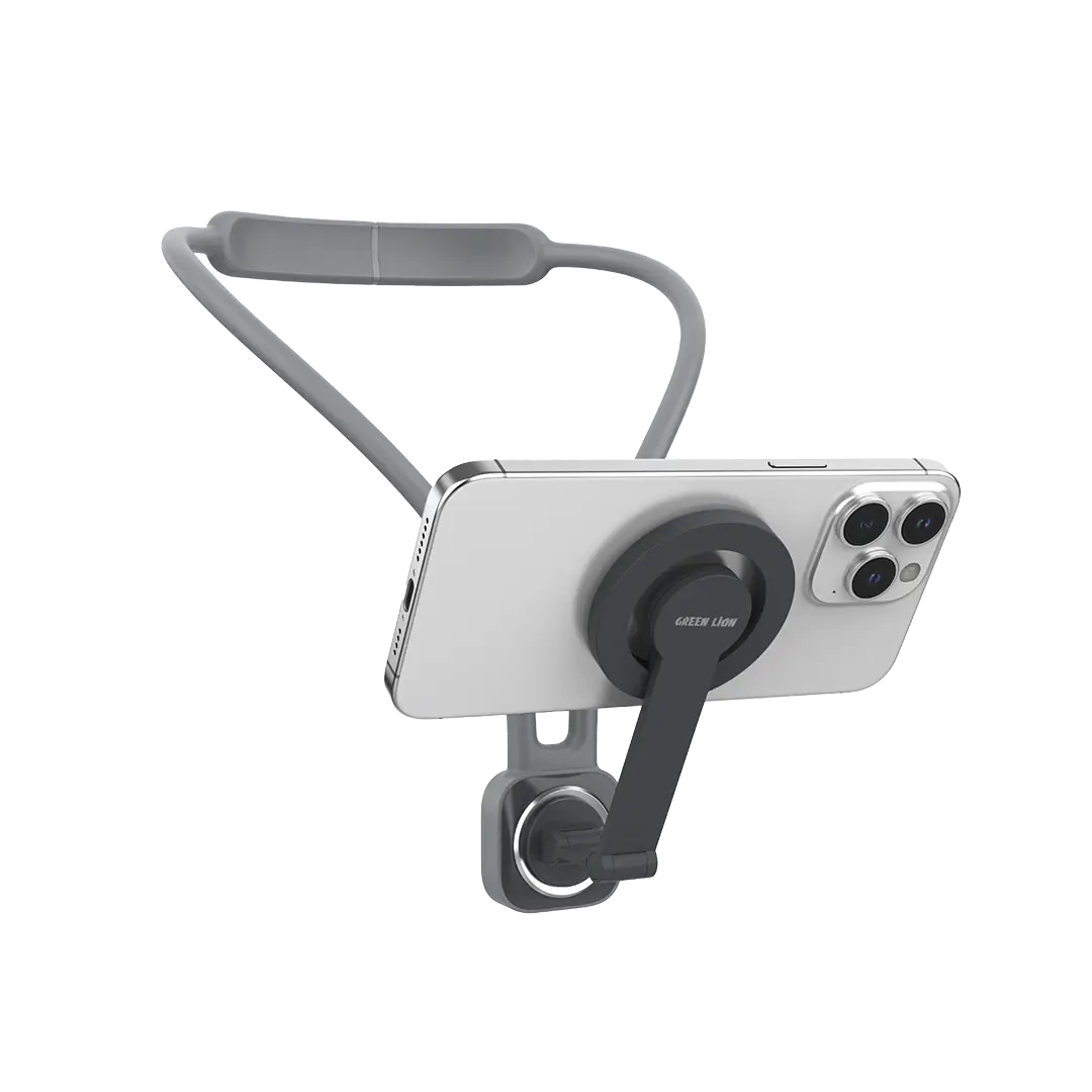 Green Lion Magsafe Neck Phone Holder - Grey