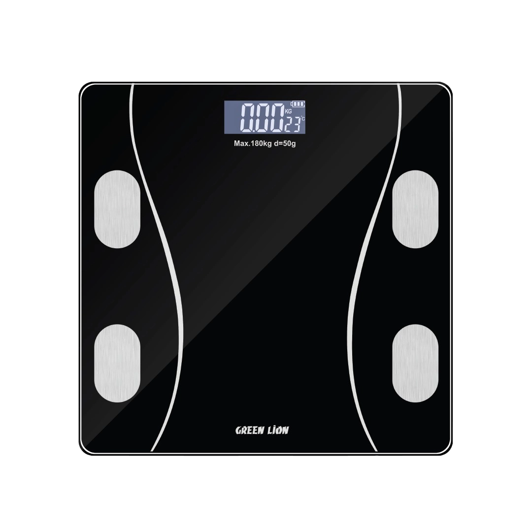 [GNDGTBSCLBK] Green Lion Digital Body Scale GL-BWS01 - Black